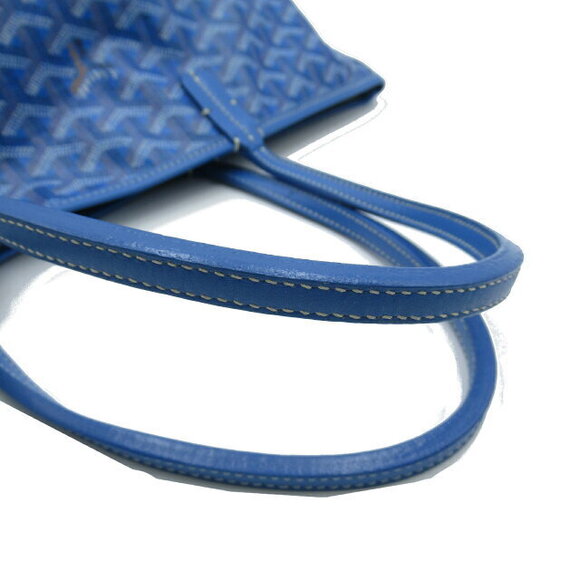 Goyard Saint Louis Tote Bag Canvas Blue - Picture 8 of 10